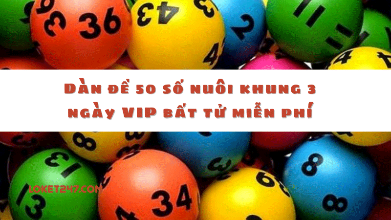 dàn đề 50 số